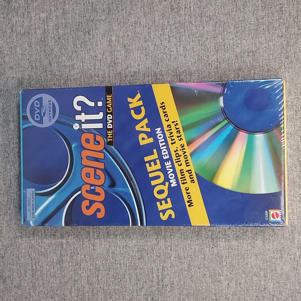 2003 Scene It The DVD Game Sequel Pack Movie Edition NWT